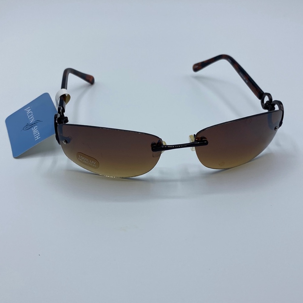 Jaclyn Smith Women's Tortoise Round Smoked Sunglasses NWT